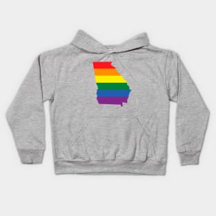 Georgia state LGBT Pride Kids Hoodie